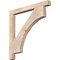 Ekena Millwork Westlake Block Smooth Bracket, Douglas Fir, 3 1/2"W x 40"D x 40"H BKT04X40X40WTL05SDF - alternate 1